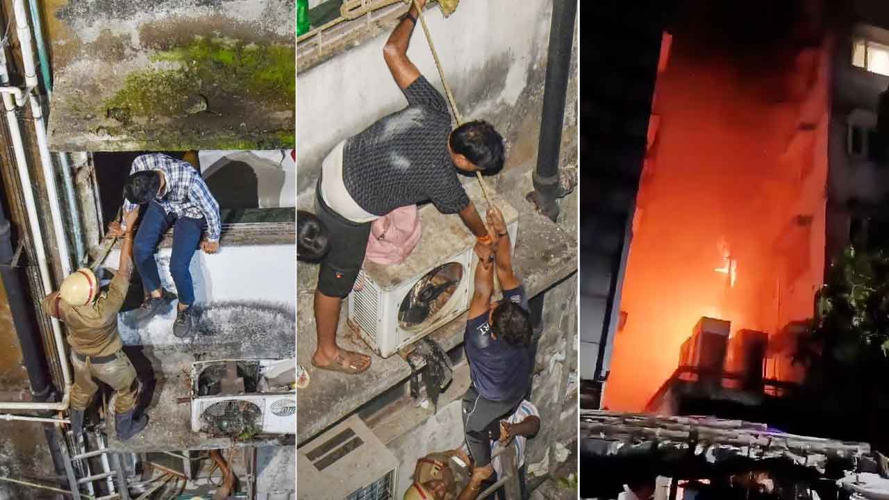 کولکتہ کے ہوٹل میں بھیانک آتشزدگی، 14 افراد ہلاک ، کئی ہلاک