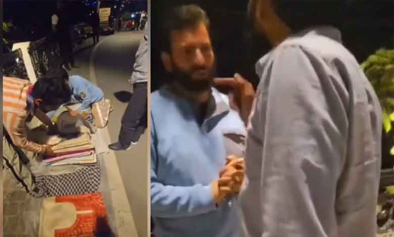 کشمیری شال تاجرین پر حملہ۔ دکان بند کرنے پر مجبور کیا گیا (ویڈیو)