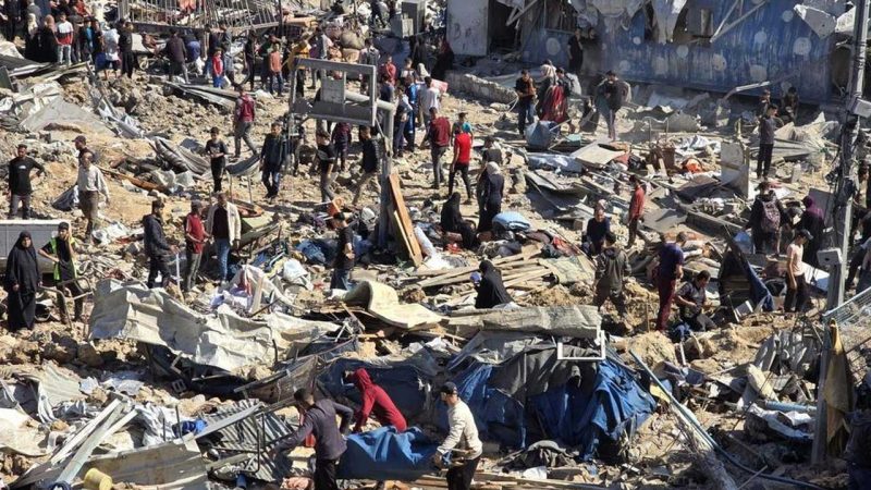 غزہ کی پٹی پر اسرائیلی حملوں میں کم از کم 64 فلسطینی جاں بحق