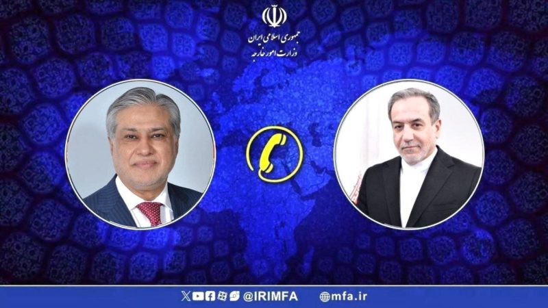 ایرانی وزیر خارجہ کی پاکستانی ہم منصب سے اہم ٹیلیفونک گفتگو، خطے میں کشیدگی کم کرنے پر تاکید