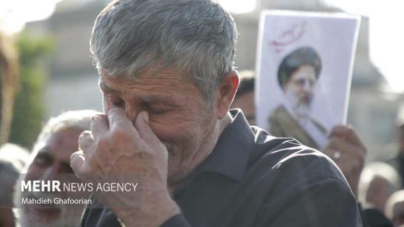 مشہد شہدائے خدمت کے لئے سوگوار