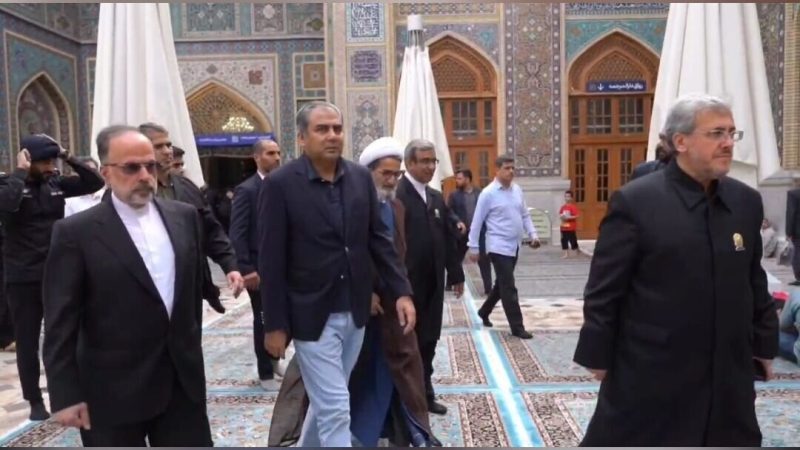 پاکستانی وزیرداخلہ کی مشہد آمد، زیارتی انتظامات میں تعاون بڑھانے پر اتفاق