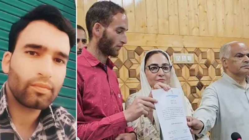 پہلگام حملہ میں جاں بحق ہوئے گھوڑے بان کے بھائی کو وقف بورڈ میں ملازمت، چیئرپرسن نے تقرری نامہ سونپا
