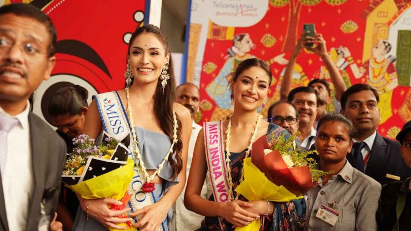 عالمی مقابلۂ حسن میں تلنگانہ کا اردو نعرہ ‘تلنگانہ ضرور آنا’ عالمی توجہ کا مرکز بن گیا!