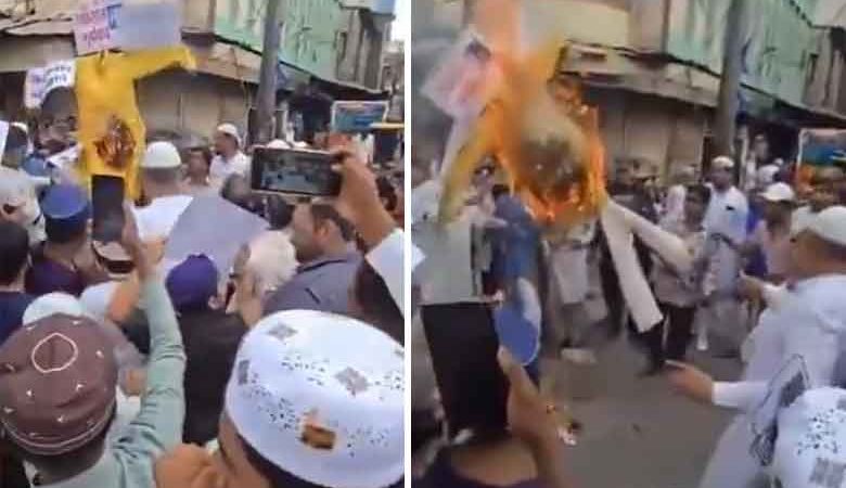 پہلگام حملہ کے خلاف اندور میں احتجاج، پاکستان زندہ باد کے نعرے