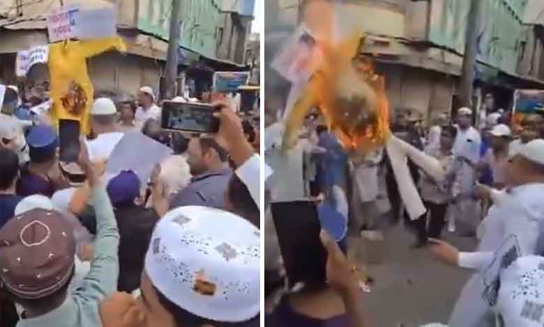 پہلگام حملہ کے خلاف اندور میں احتجاج، پاکستان زندہ باد کے نعرے