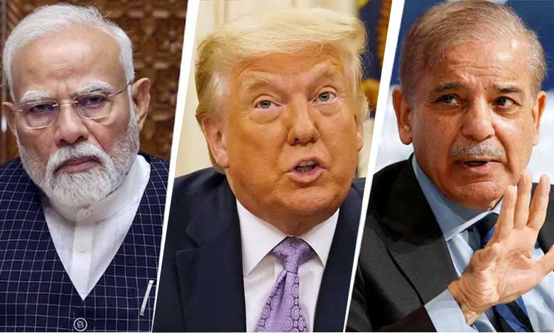 مسئلہ کشمیر کی یکسوئی کے لئے ہند۔پاک کے ساتھ مل کر کام کرو ں گا : امریکی صدر ڈونالڈ ٹرمپ