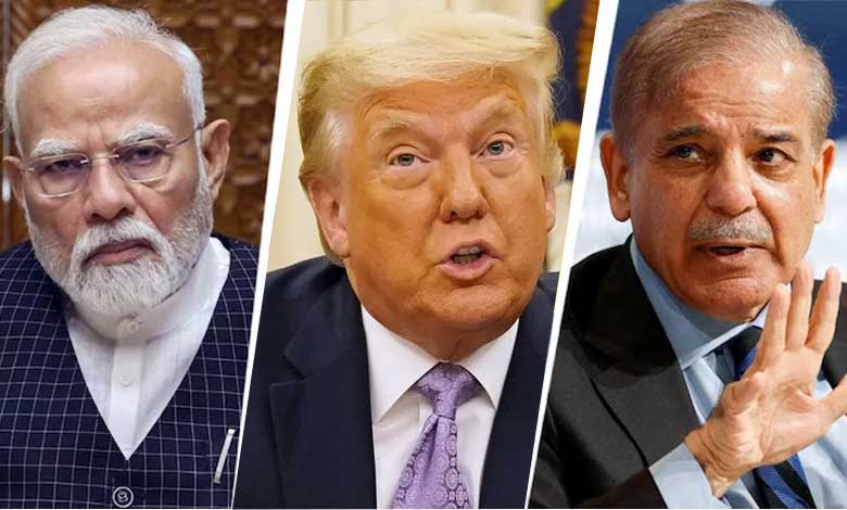 ”ہم نے ہند۔پاک نیوکلیر جنگ رکوادی“: ٹرمپ