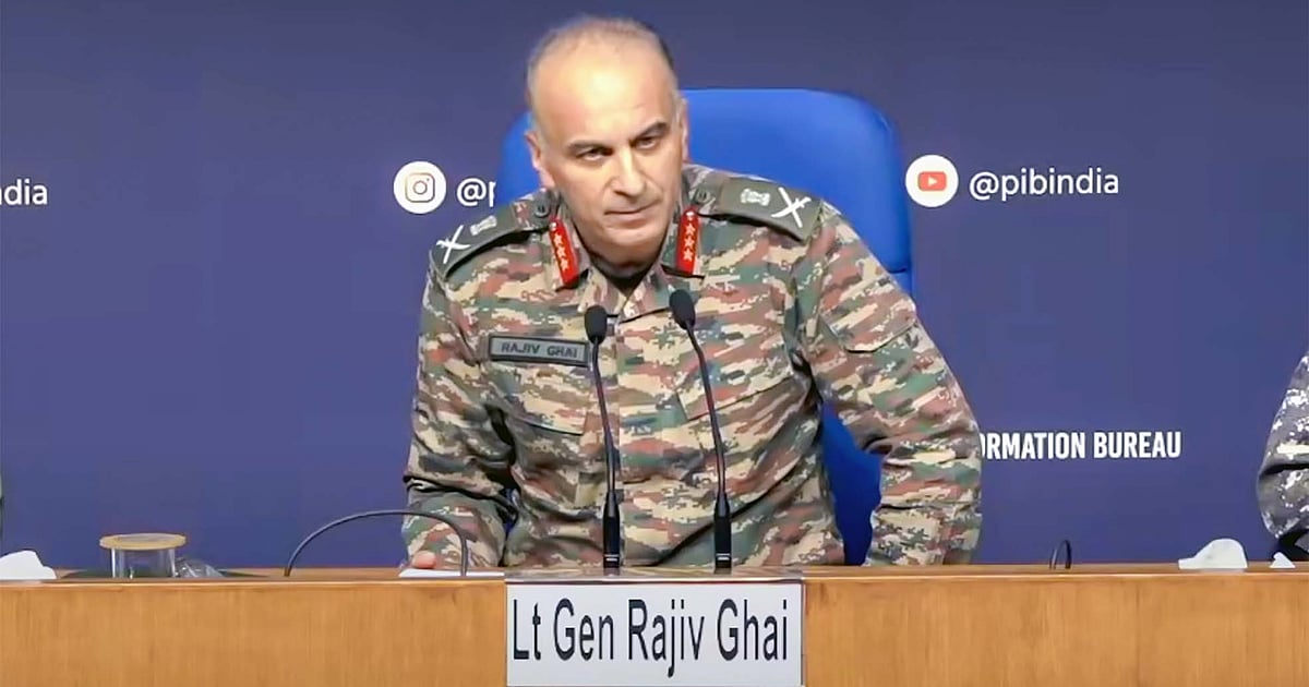 آپریشن سندور کا مقصد دہشت گردی کا خاتمہ تھا، جس میں فوج کو زبردست کامیابی حاصل ہوئی: ڈی جی ایم او راجیو گھئی