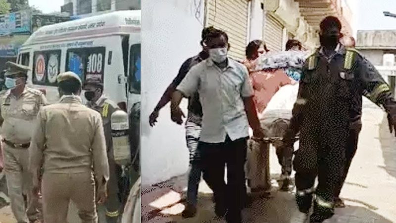 متھرا میں آئس فیکٹری میں امونیا گیس کے اخراج سے افرا تفری، گھٹنے لگا دم، جان بچا کر بھاگے لوگ