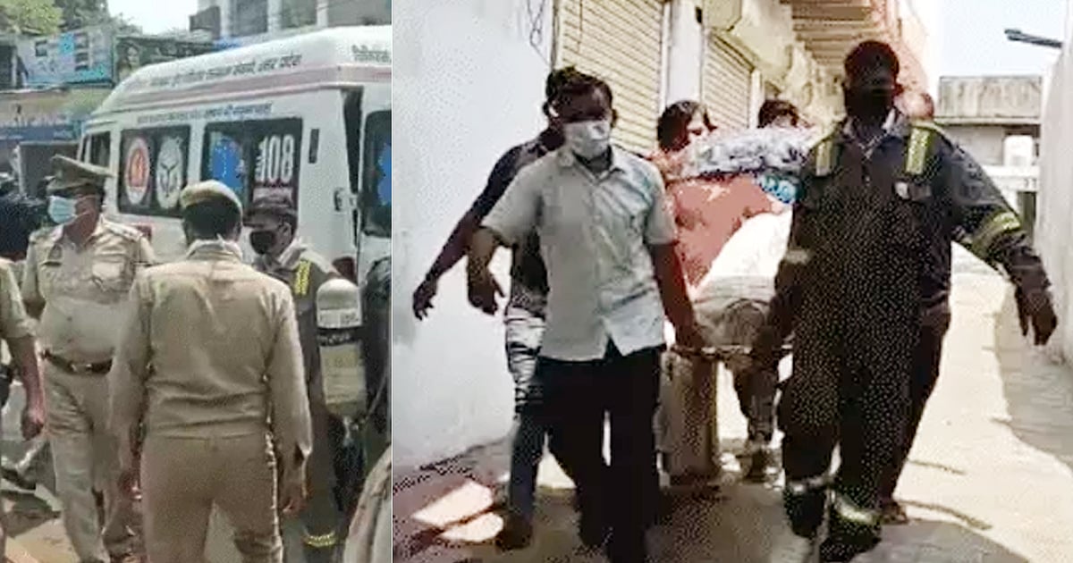 متھرا میں آئس فیکٹری میں امونیا گیس کے اخراج سے افرا تفری، گھٹنے لگا دم، جان بچا کر بھاگے لوگ