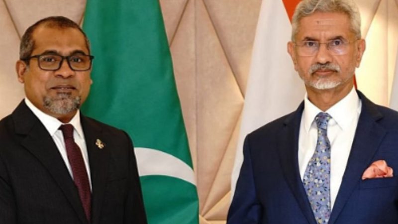 مالدیپ کے وزیر خارجہ ہندوستان کے دورے پر، ایس جے شنکر سے ملاقات سمیت کئی معاملوں پر ہوگی بات